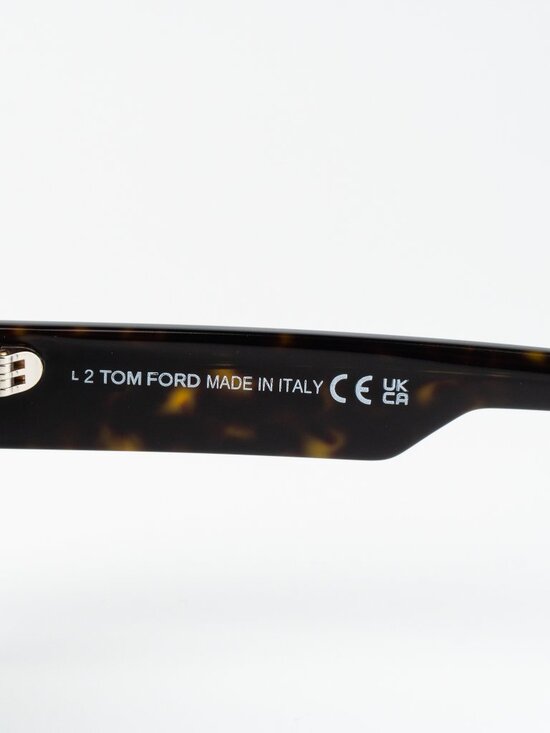 Tom Ford TURNER Women Sunglasses Havana Green Pilot FT1101 52N NEW AUTHENTIC main image 7
